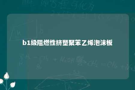 b1级阻燃性挤塑聚苯乙烯泡沫板