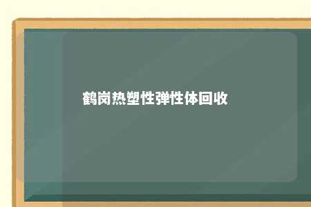 鹤岗热塑性弹性体回收