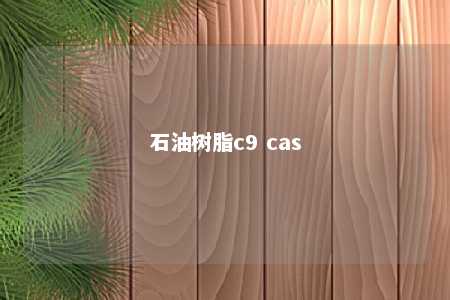 石油树脂c9 cas