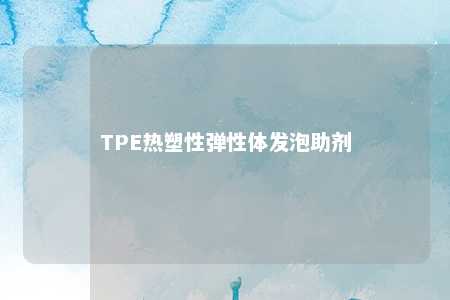 TPE热塑性弹性体发泡助剂