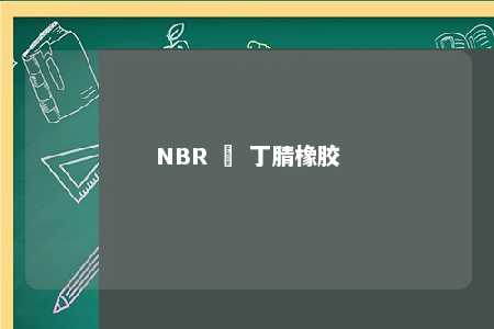 NBR – 丁腈橡胶