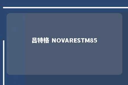 吕特格 NOVARESTM85