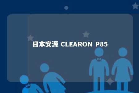 日本安源 CLEARON P85