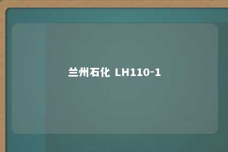 兰州石化 LH110-1