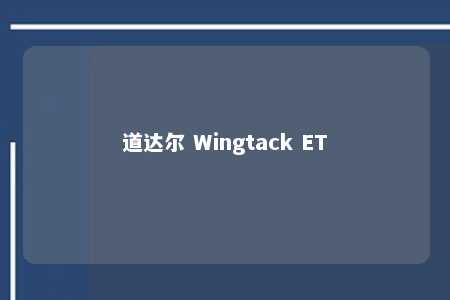 道达尔 Wingtack ET